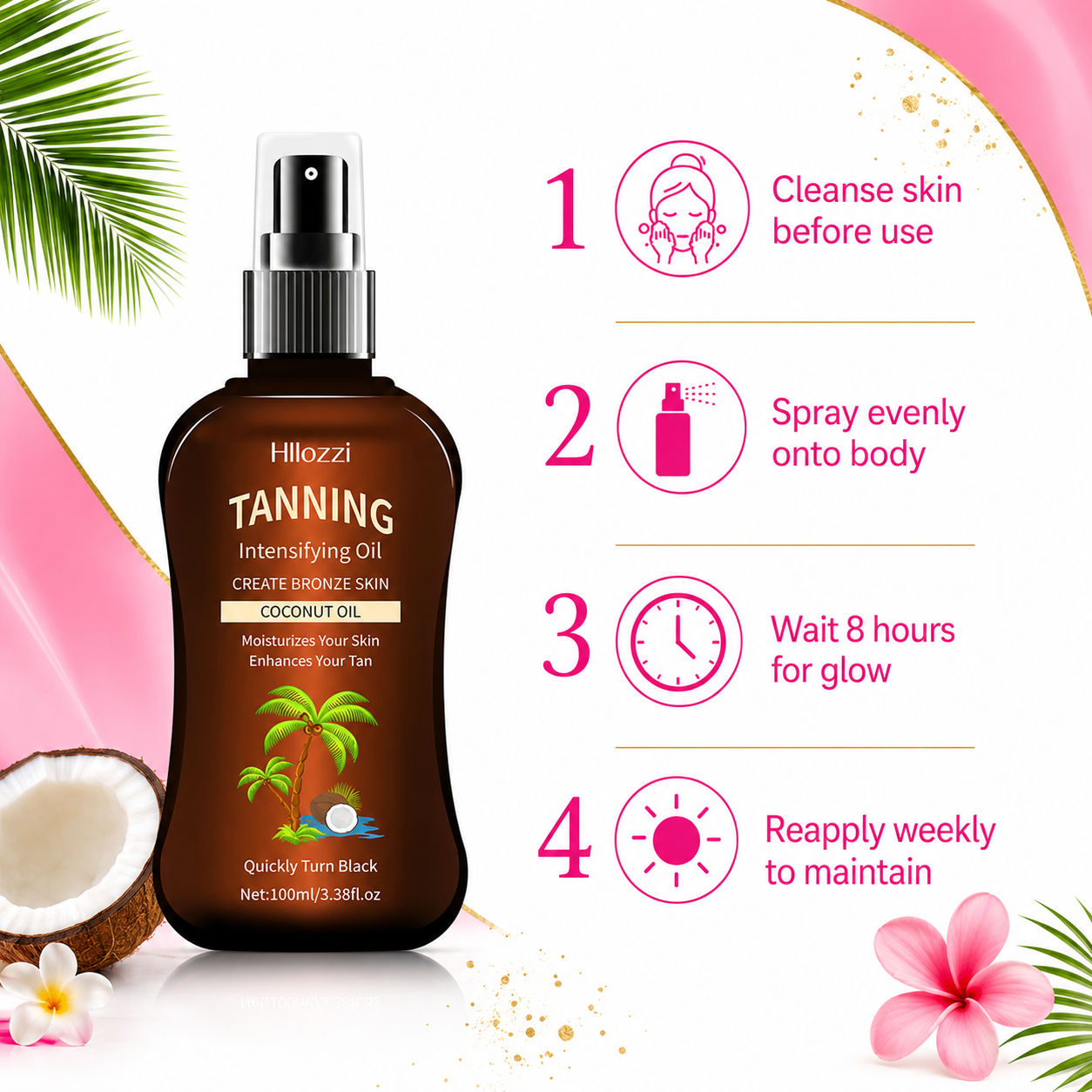 Coconut Tanning Oil